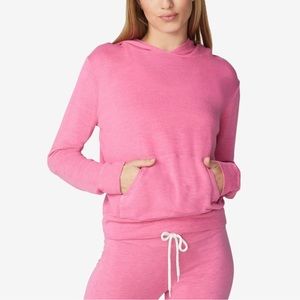 Monrow Pink Sweatshirt Hoodie